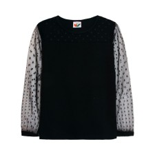 Джемпер для девочки, рост 128 см, цвет чёрный