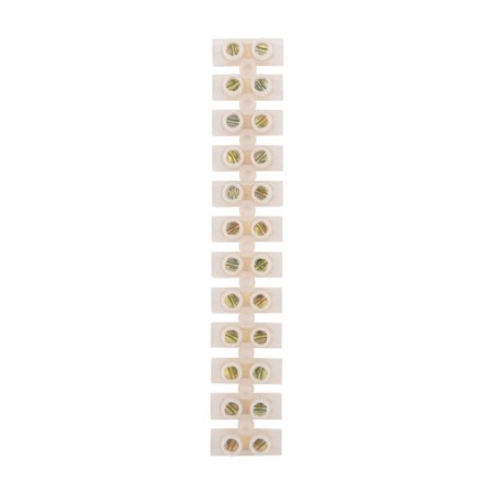 Dandhinated terminal block KV-10 (4-10 mm²), current 10 A, polyethylene white (ZVI) rexant-2