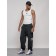 Sports male trousers, size 52, dark green color