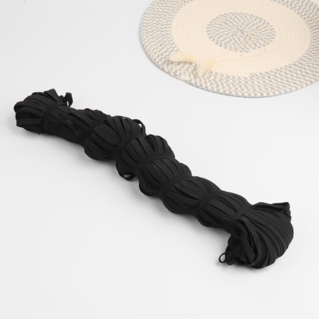 Rubber band, 8 mm, 100 m, black color