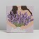 Gift folding box, packaging, "lavender", 26 x 26 x 8 cm