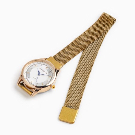 Women's gift set BolingDun 2 in 1: Watch, earrings, d-3.1 cm-5