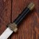 Souvenir sword, straight with blade threads, scabbard desert, 3 inserts metal, 40cm
