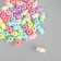 Beads for creativity plastic "Privte" color bright set 500 grams 1.4x1.4x0.8 cm