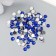 Decor for creativity in the bottle "Rhinestones. Bright blue" set 500 pcs d = 0.5 cm 7x2x2 cm