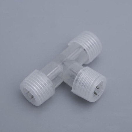 T-shaped connector Luazon Lighting for a light cord 13 mm, 2-PIN
