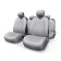 AutoProfi R-1 Sport Plus R-902P D.GY CASHEL-MAKE, closed seat, polyester, 9 objects, dark gray color