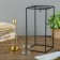 Summary Metal for 1 candle "Pyramid in a rectangle" 26x13x13 cm