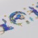 Sticker plastic gold embossing "Butterfly/Fairytale Forest" 2 sheets mix 6.5x22.5 cm