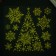 Decorative sticker Room Decor "Christmas tree" (luminous) 18x18 cm