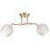Ceiling chandelier Nicole 2he27 40W gold