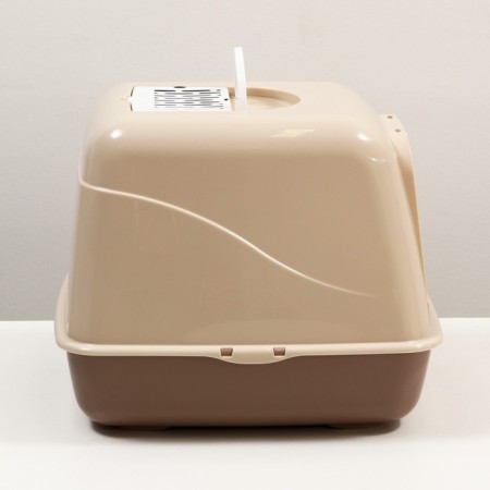 Cathedral toilet closed (beige)-2