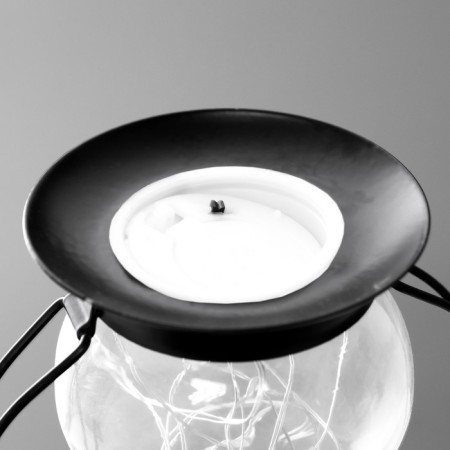 Night Lamp LED 1XCR2032 Black 10x7x13cm Risalux-6