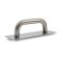 Door handle, stainless steel color, 200x65 mm