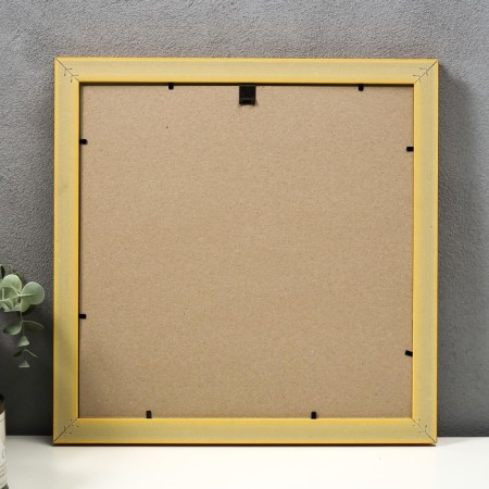 Photo frame plastic 30x30 cm, gold (glass screen)-2