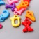 Decor for creativity plastic "English alphabet" Color 20 g 0.4x1x0.9 cm