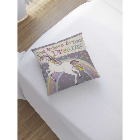 Decorative pillowcase “Believe in your dream”, with a zipper, size 45x45 cm-1