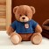 Soft toy "Bear" in a sweater, 25 cm, color mix