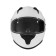 The helmet integral with two visors, size M (57-58), model BLD-M67E, white glossy