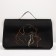 Bag - Frame Animal Carriage, 50 x 25 x 28 cm black with animals