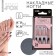 Frighting nails for adults “Black and white jacket”, 24 pcs, adhesive plates, ballerina shape, glossy white/black/pink color