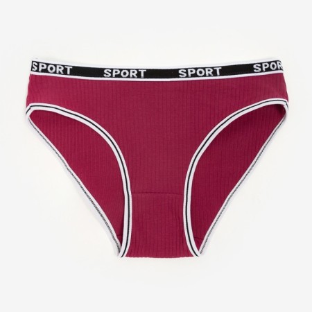 Women's panties, burgundy color, size 46-48