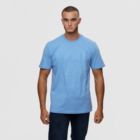 T -shirt male, blue color/print mix, size 2xl