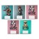 Notebook 12 sheets in the narrow line "Dog style", cover shaking cardboard, VD-LK, OFSET block, mix