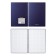 A notebook of 80 sheets in a cage on a spiral Erichkrause Total Blue, a plastic cover, an offset block, whiteness 100%, blue
