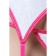 Candy Girl Hound costume, 5 items, OS size, white-pink color