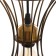 Bayerlux lamp "Anetta" E27 40W gold 16x16x23-123cm