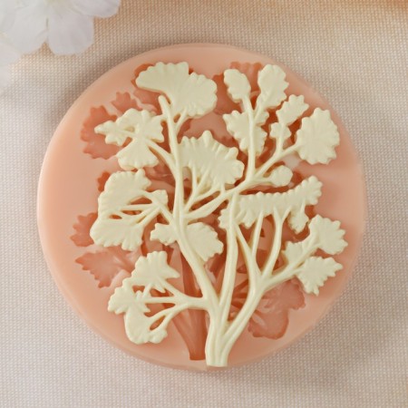 Mold Silicon "Maple" 8.7x7.3x0.3 cm