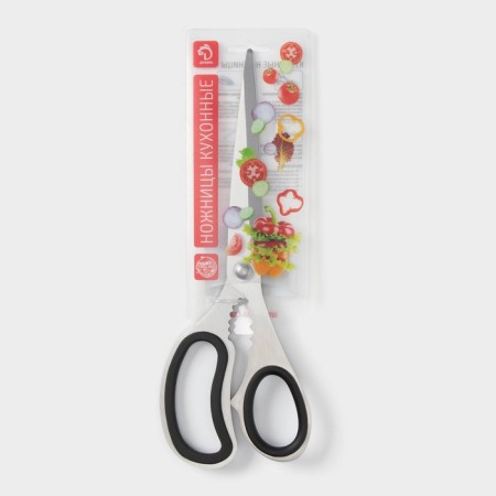 Scissors kitchen shares "Profi", 23 cm, black color-4