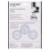 Automatic self -assembled Trodat Ideal 46042 Typo, diameter 42 mm, 1 circle, 1 cash desk, black case