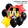 Bouquet of balls "Mouse", foil, latex, set of 8 pcs., Mickey Mouse