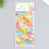 Plastic sticker "Animals and underwater world" with gold stroke mix 10.3x22.5 cm