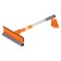 AIRLINE glass washing brush, with telescopic pen, foam rubber and seating, 50-75 cm