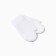 Baby mittens minku, white color, 18 cm