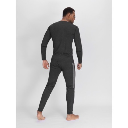 Male thermal underwear, size 54-56, dark gray color-8