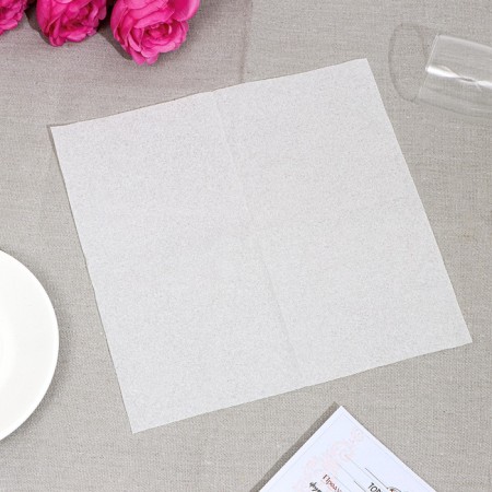 Paper napkins, 24x24 cm, 100 pcs, white-2