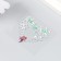Stick plastic rhinestones "Heart" Mix 6.2x4.9 cm