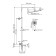 Show system Wasserkraft a199.119.065.087.ch Thermo, tropical shower, thermostat, chrome
