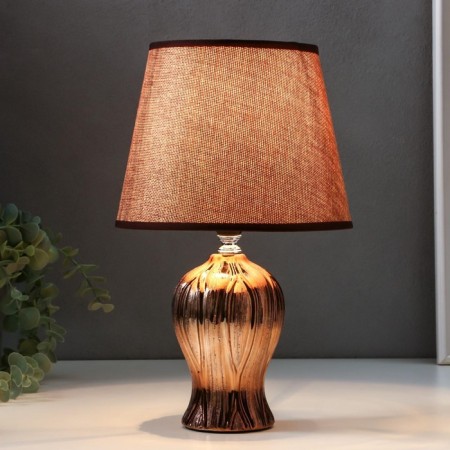 HELP lamp 16738/1GD E14 40W Gold H.32cm Risalux-1