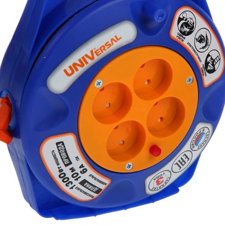 An extension cord on the coil Universal U6-015, 10M, thermo, PVS 2x0.75, 6 A, closed case-2
