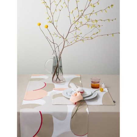 Beige tablecloth Essential, size 170x250 cm-6