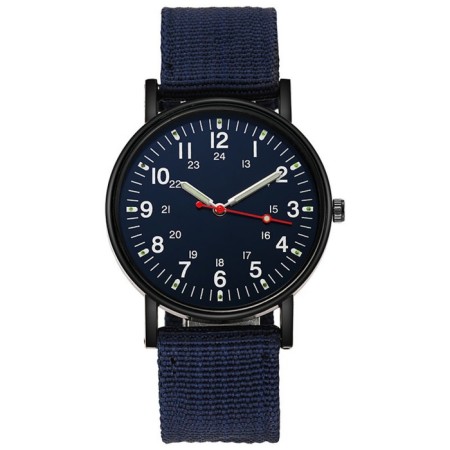 Men's watch, luminous, blue watches
