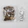 A set of denim buttons, 17 mm, 100 ± 5 pcs, bronze color