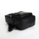 City backpack of artificial leather with lightning, 4 pockets, black color
