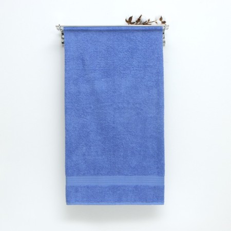 Terry towel with a border 70x140 cm, Mavi, cotton 100%, 440g/m2