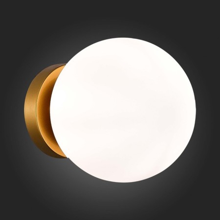 Wall lamp EVOLUCE. SL717.201.01. Acini. 1x40 W, E27, 18x18x22 cm, golden color-3